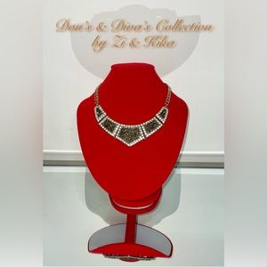 Elegant Elements Statement Bib Necklace
